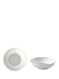 Villeroy & Boch Fleur Porcelain Dessert Bowl, Set of 2, 13cm, Vert