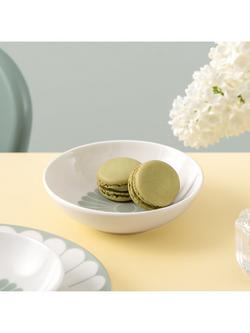 Villeroy & Boch Fleur Porcelain Dessert Bowl, Set of 2, 13cm, Vert - view 2, Multi White