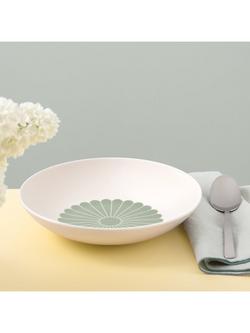 Villeroy & Boch Fleur Porcelain Pasta Bowl, Set of 2, 24cm, Vert - view 2, Multi White