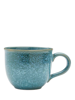 Portmeirion Minerals Stoneware Mug, 300ml, Jade, Green Jade