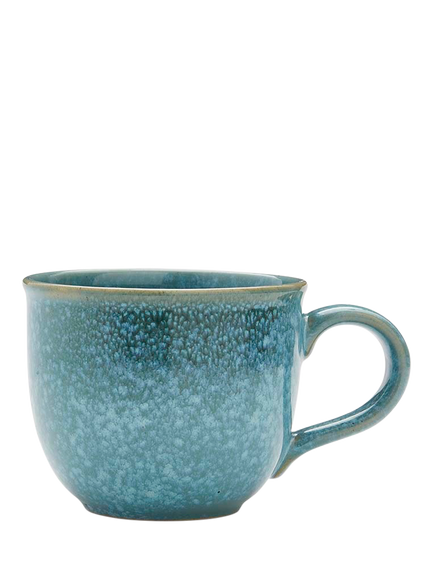 Portmeirion Minerals Stoneware Mug, 300ml, Jade, Green Jade