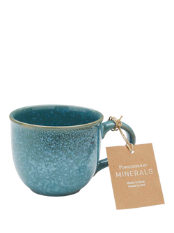 Portmeirion Minerals Stoneware Mug, 300ml, Jade - view 2, Green Jade