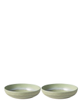 like. by Villeroy & Boch Perlemor Porcelain Pasta Bowl, Set of 2, 22cm, Alga