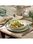 like. by Villeroy & Boch Perlemor Porcelain Pasta Bowl, Set of 2, 22cm, Alga