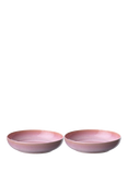 like. by Villeroy & Boch Perlemor Porcelain Pasta Bowl, Set of 2, 22cm, Coral