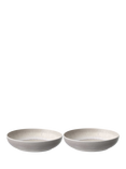 like. by Villeroy & Boch Perlemor Porcelain Pasta Bowl, Set of 2, 22cm, Sand
