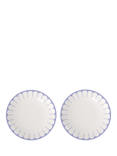 Villeroy & Boch Fleur Porcelain Dinner Plate, Set of 2, 26cm, Bleu