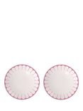 Villeroy & Boch Fleur Porcelain Breakfast Plate, Set of 2, 21cm, Cassis