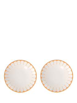 Villeroy & Boch Fleur Porcelain Breakfast Plate, Set of 2, 21cm, Soleil, Multi White