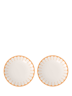 Villeroy & Boch Fleur Porcelain Dinner Plate, Set of 2, 26cm, Soleil, Multi White