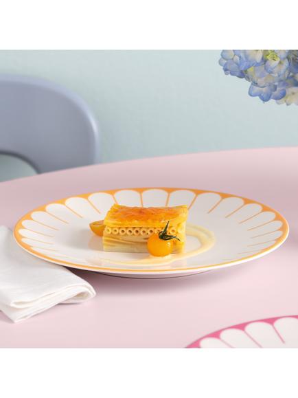 Villeroy & Boch Fleur Porcelain Dinner Plate, Set of 2, 26cm, Soleil - view 2, Multi White