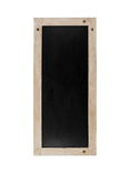nkuku Tannir Hand Carved Mango Wood Full Length Wall Mirror, 166 x 75cm, Natural