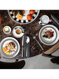 Villeroy & Boch Memphis Porcelain Dinner Plate, 24cm, Multi - view 2, Multi