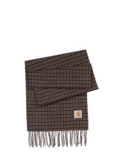 Carhartt WIP Lowis Houndstooth Wool Scarf, Vitola Heather, Vitola Heather