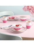 Villeroy & Boch Fleur Porcelain Mug, Set of 2, 290ml, Cassis