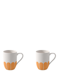 Villeroy & Boch Fleur Porcelain Mug, Set of 2, 290ml, Soleil