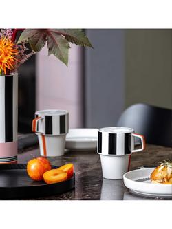 Villeroy & Boch Memphis Porcelain Mug, Set of 2, 320ml, Multi - view 2, Multi