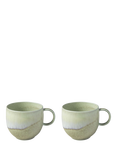 like. by Villeroy & Boch Perlemor Porcelain Mug, Set of 2, 290ml, Alga