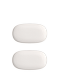 Villeroy & Boch Afina Porcelain Serving Dish, Set of 2, 23cm, White