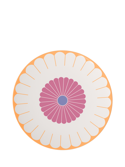 Villeroy & Boch Fleur Porcelain Round Serving Platter, 31cm, Couleur, Multi White