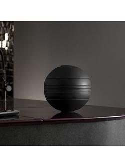 Villeroy & Boch Iconic La Boule Stacking Porcelain Dinnerware Set, 7 Piece, Black - view 2, Black