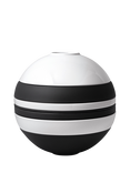 Villeroy & Boch Iconic La Boule Stacking Porcelain Dinnerware Set, 7 Piece, Black/White