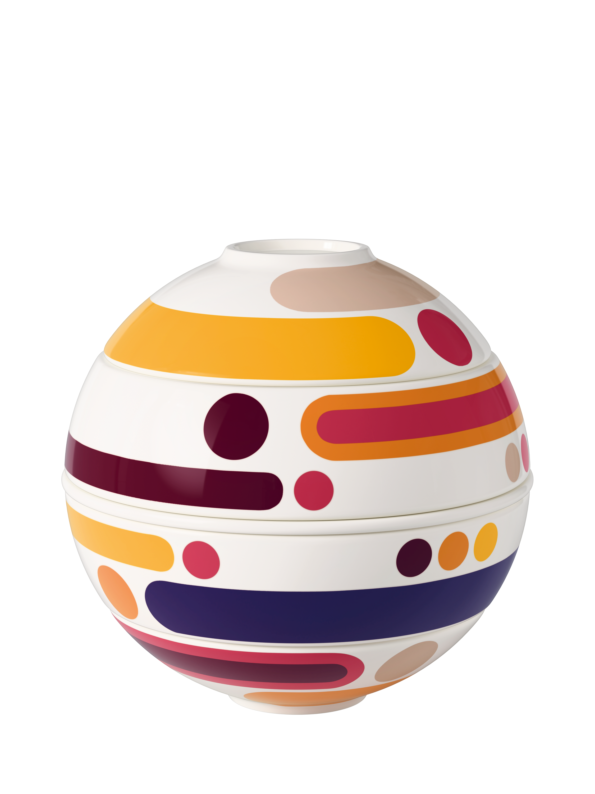 Villeroy & Boch Iconic La Petite Boule Miami Stacking Porcelain