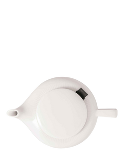 Villeroy & Boch Afina Porcelain Teapot, 420ml, White - view 2, White