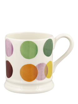 Emma Bridgewater Carrots & Beets Colour Palette Half Pint Earthenware Mug, 300ml, Multi, Multi