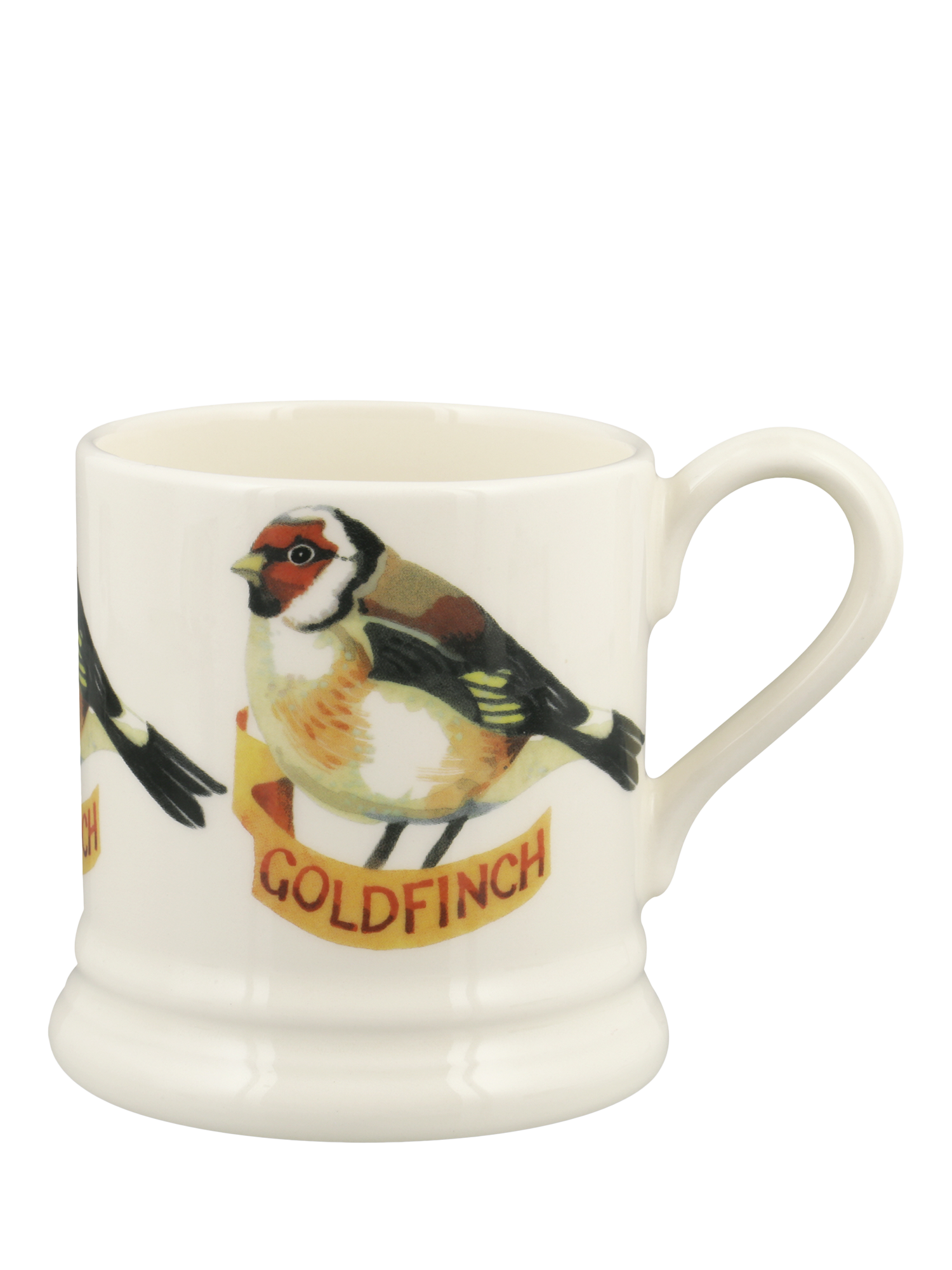 Emma Bridgewater Birds Goldfinch Half Pint Earthenware Mug, 300ml