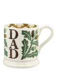 Emma Bridgewater Oak Leaf 'Dad' Half Pint Earthenware Mug, 300ml