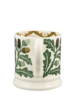 Emma Bridgewater Oak Leaf 'Dad' Half Pint Earthenware Mug, 300ml - view 2, Multi
