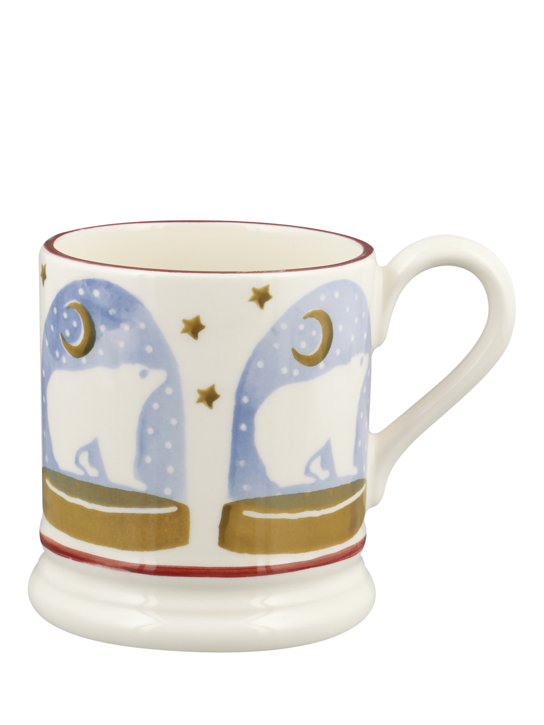 Emma Bridgewater Polar Globe Half Pint Earthenware Mug, 300ml