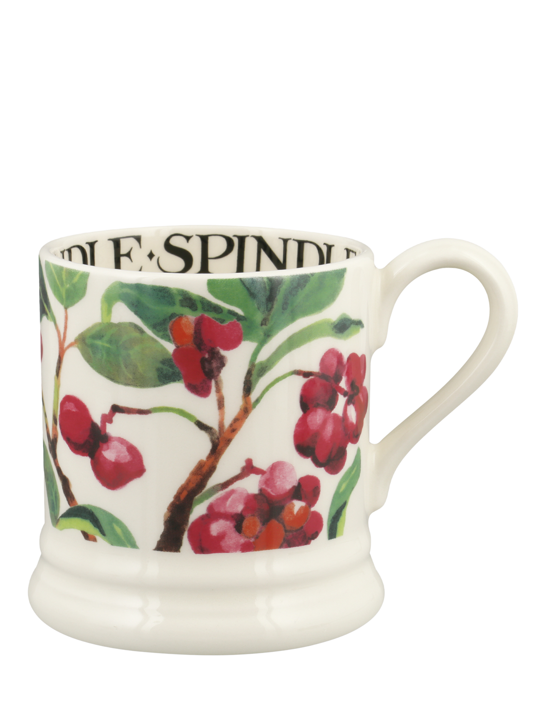 Emma Bridgewater Trees & Leaves Spindle Half Pint Earthenware Mug, 300ml