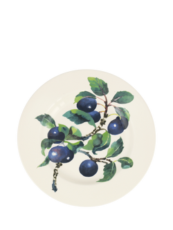 Emma Bridgewater Damson Earthenware Side Plate, 22cm, Multi Multi