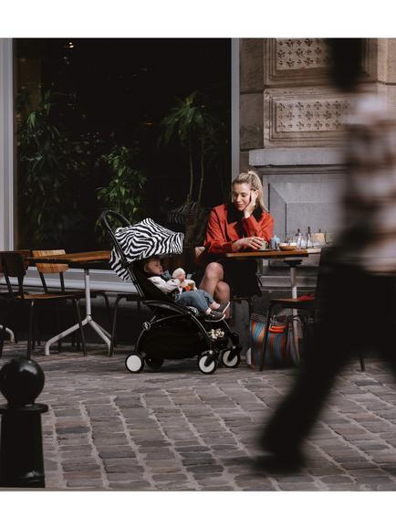 Stokke YOYO³ 6+ Colour Pack, Seat & Canopy, Zebra - view 2, Zebra
