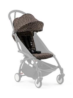 Stokke YOYO³ 6+ Colour Pack, Seat & Canopy, Leopard, Leopard