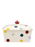 Emma Bridgewater Polka Dot Earthenware Butter Dish, Multi