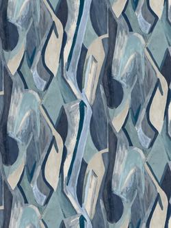 Clarke & Clarke Dynamic Wallpaper, Ink Banner