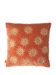 Elizabeth Scarlett Sun Goddess Cushion, Rust
