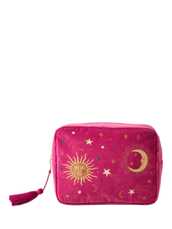 Elizabeth Scarlett Celestial Wash Bag, Fuchsia, Fuchsia