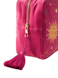 Elizabeth Scarlett Celestial Wash Bag, Fuchsia