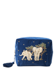 Elizabeth Scarlett Elephant Wash Bag, Navy