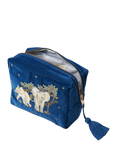 Elizabeth Scarlett Elephant Wash Bag, Navy