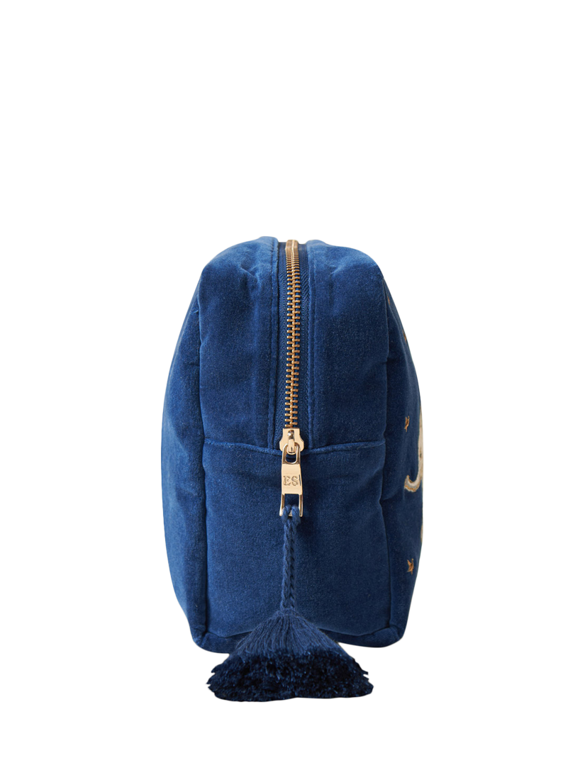 Product image 3 of 5, which shows Elizabeth Scarlett Elephant Wash Bag, Navy