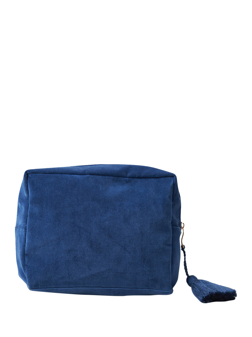 Product image 4 of 5, which shows Elizabeth Scarlett Elephant Wash Bag, Navy