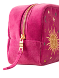 Elizabeth Scarlett Celestial Makeup Bag, Fuchsia