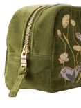 Elizabeth Scarlett Hippo Fern Makeup Bag, Fern