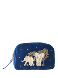 Elizabeth Scarlett Elephant Makeup Bag, Navy