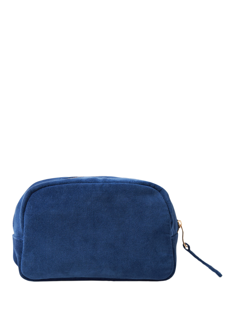 Product image 2 of 3, which shows Elizabeth Scarlett Elephant Makeup Bag, Navy